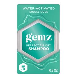 GEMZ Restore Shampoo, Perfect Air Dry, Color Safe - 5ct/0.3oz