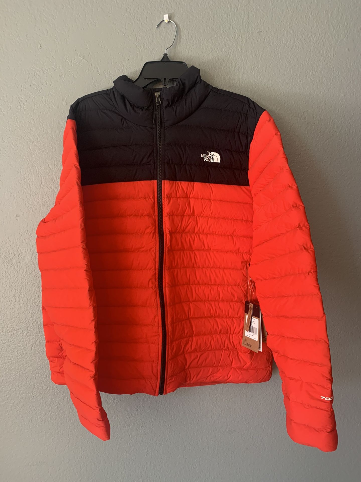 North face jacket RED