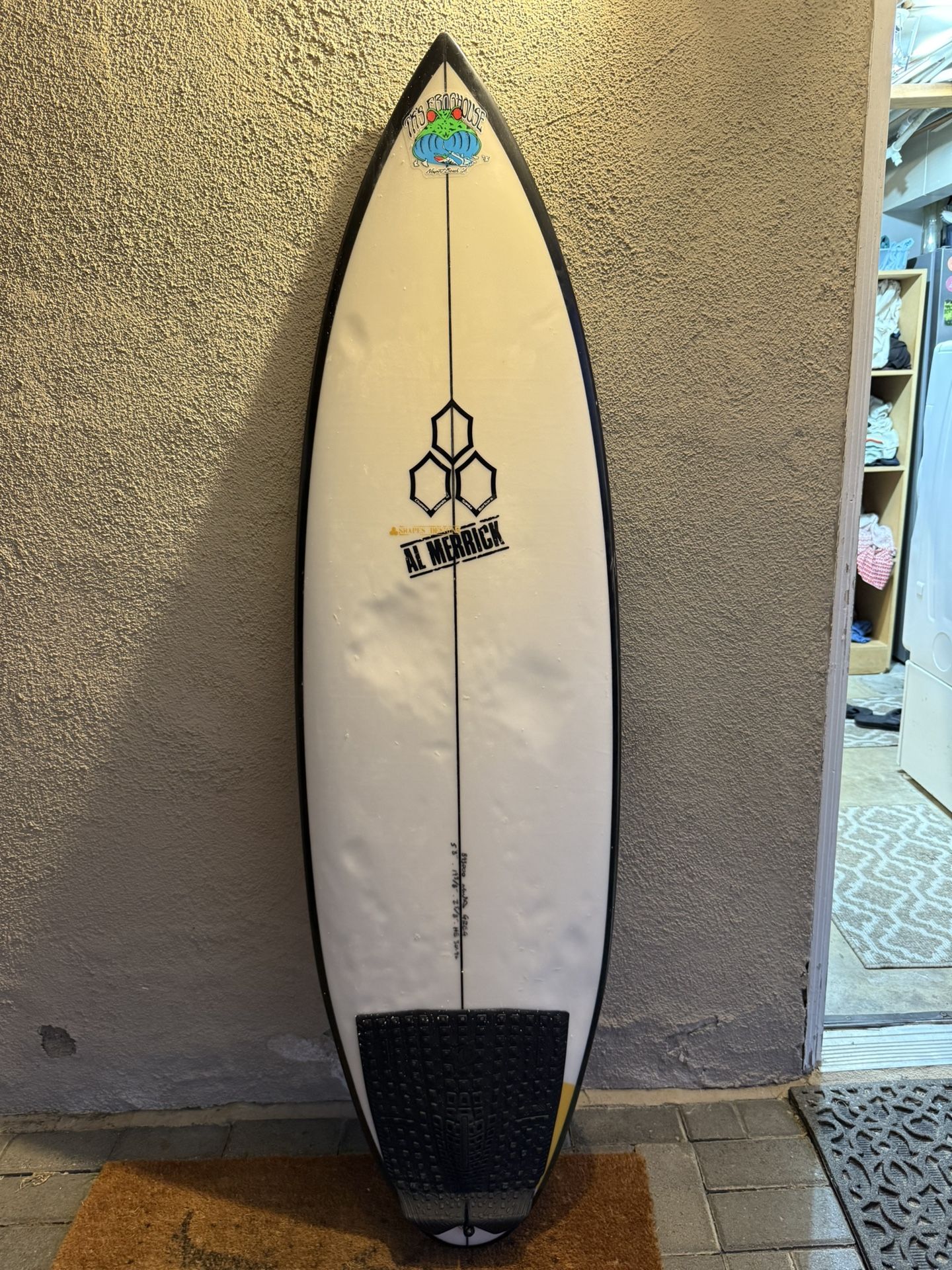 5’8” Channel islands Surfboard Happy Every Day