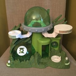 Imaginext Green Lantern Planet Playset 2011 Fisher Price Hallmark Itty Bitty