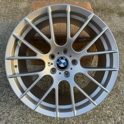 Brand New 19” Staggered Silver BMW Style Wheels 5x120 Price Firm!