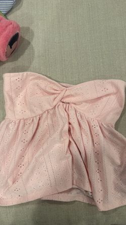 cute pink babydoll top! size(s)