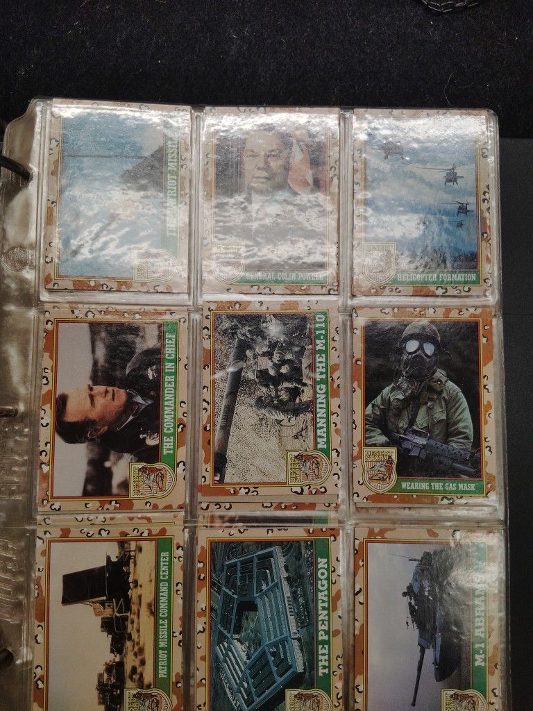 Desert Storm Collectable Cards 1991