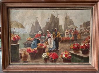 Fabulous Original Painting c. 1(contact info removed)