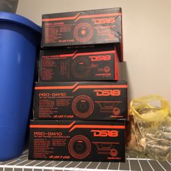 DS18 Midrange Speakers 2 8’s & 2 10’s 