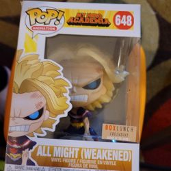 Funko Pop! All Might (Weakened) #648 From My Hero Academia
