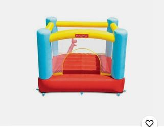 Small bounce house with blower pump