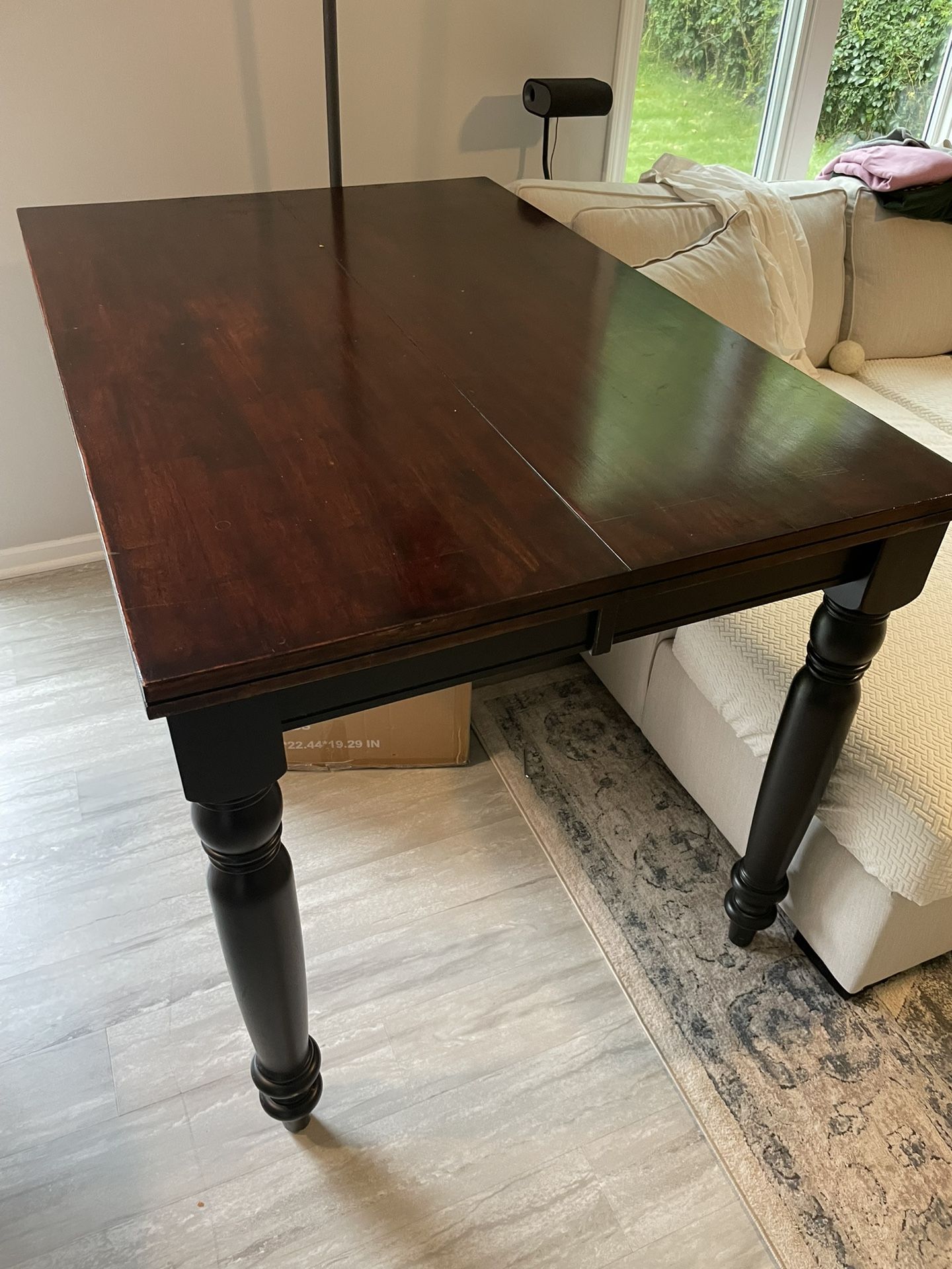 Table + 4 Chairs (Counter Height) - Solid wood