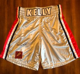 Kelly Pavlik Autographed Boxing Trunks 
