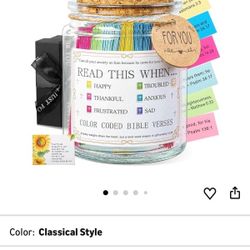 Read Me When Bible Verse Jar Color Coded Scripts 