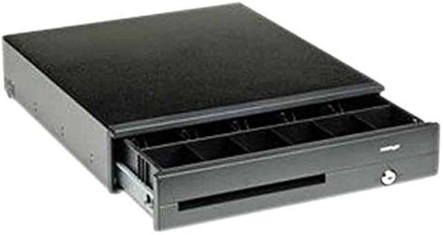 Posiflex CR-6310B CR6310B Cash Drawer with Keys CR6300 Printer Driven Black