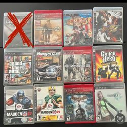 PlayStation 3 BUNDLE of 11 Games 