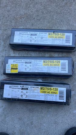 New. Total  3 unit. HOWARD INDUSTRY Balast