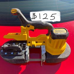 USED Dewalt 20v Max 2” Conduit Band Saw      Tool Only       DCS371