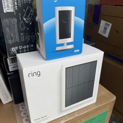 ring outdoor cam plus with solar panel