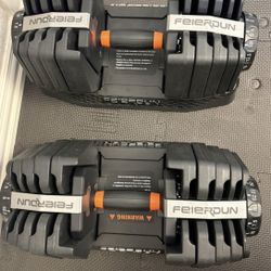 Like New Weighs Adjustables 5-52.5 Lbs Pair