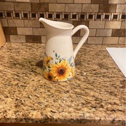 Sunflower Pitcher 