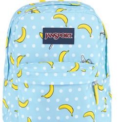 Jansport Superbreak Backpack, Blue Topaz Oh Banana