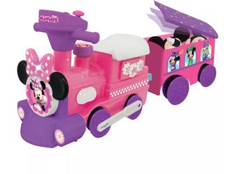 Disney's Minnie Mouse Ride-On Motorized Train by Kiddieland