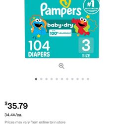 Pampers Diapers 