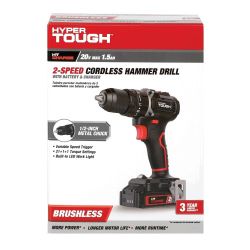 Hyper Tough Cordless Hammer Drill