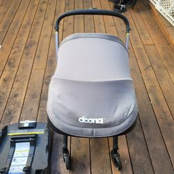 Doona Carseat/folding Stroller With Pads And Base