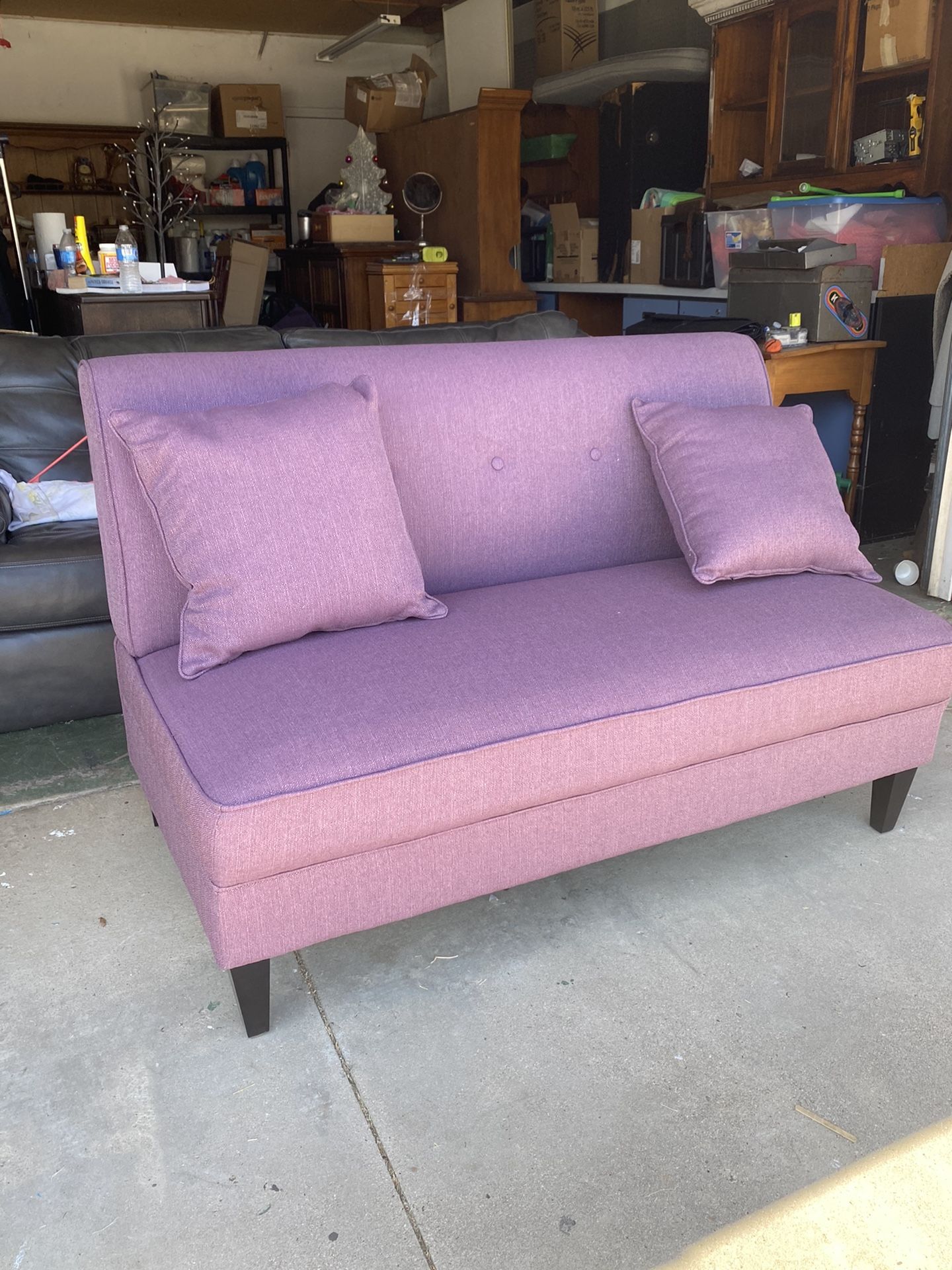 Purple couch