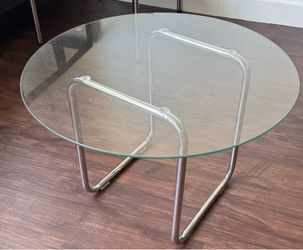 Modern glass coffee table