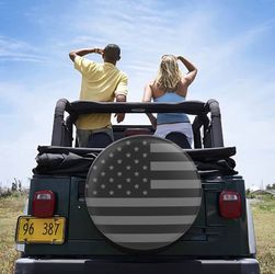 American Flag Tire cover