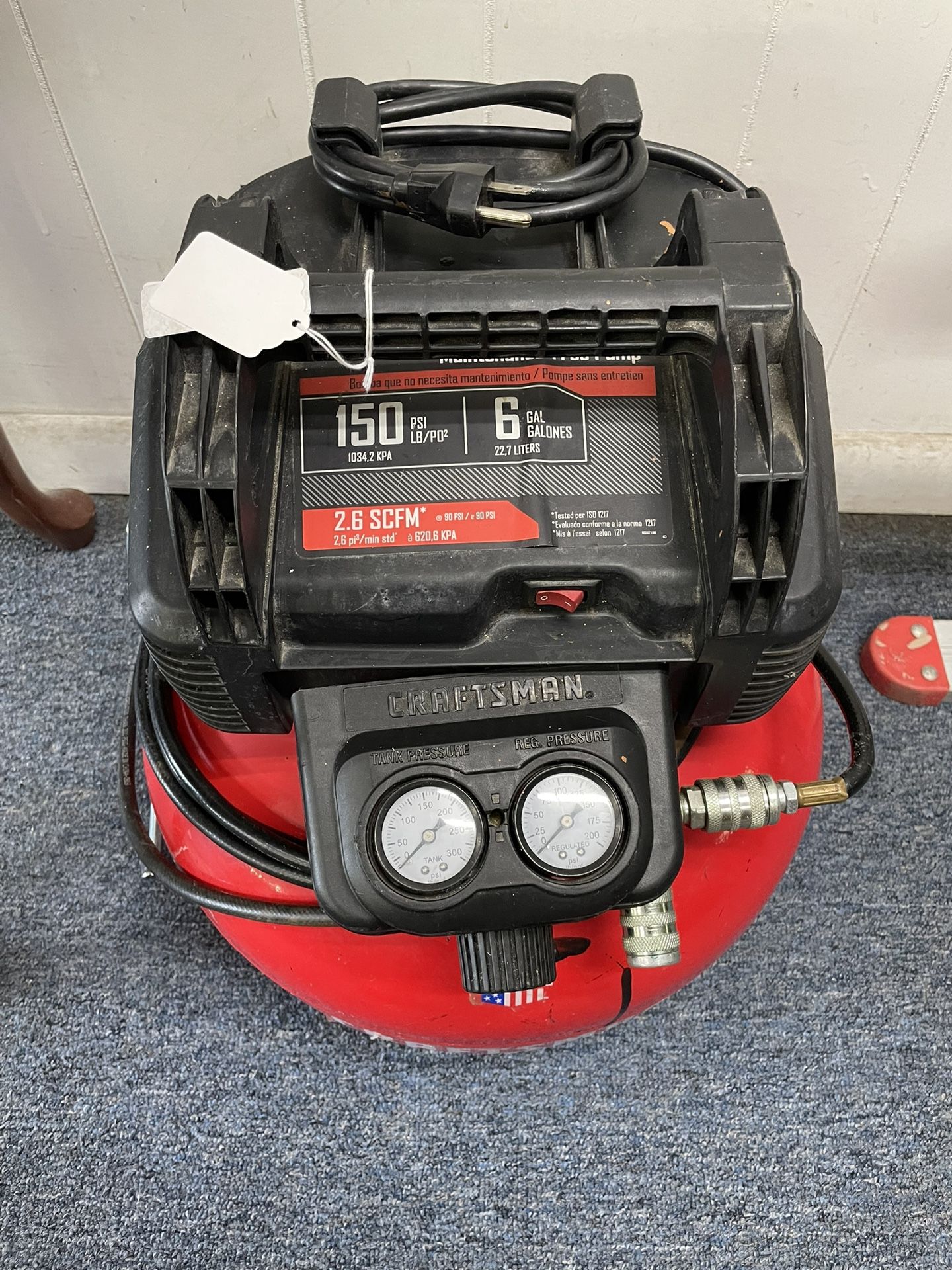 Craftsman 6 Gal. Air Compressor