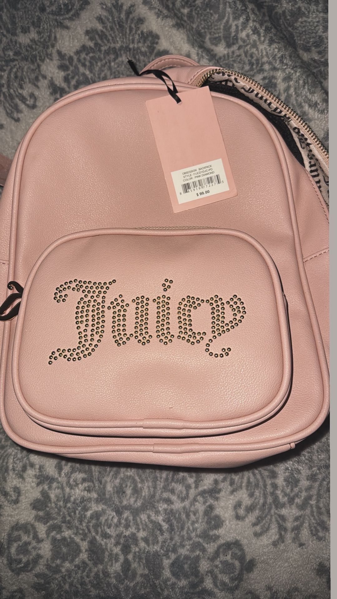 Juicy Couture Backpack And Makeup Bag