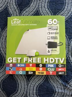 Indor amplified HDTV antenna. 60mile range.