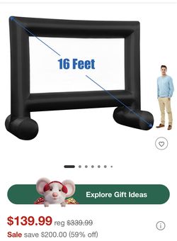 Inflatable projector Screen