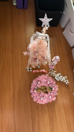 Pink Christmas Decorations