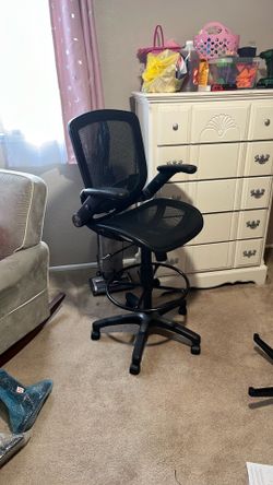 Drafting height computer chair