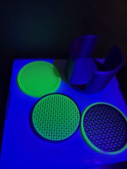 Table Coasters 6 Pack. Made With Any Color You Choose