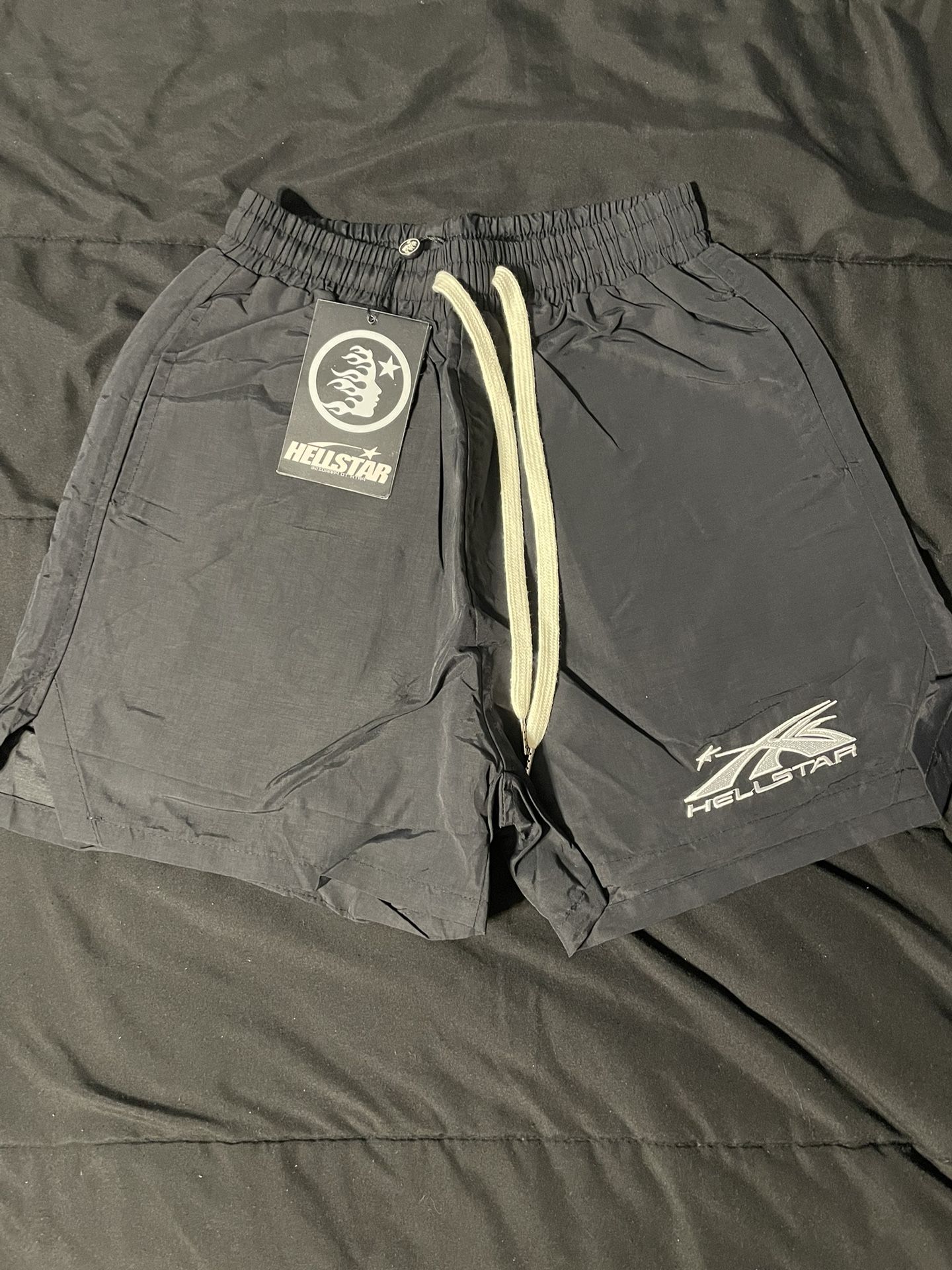 Hellstar Nylon Black Shorts