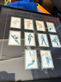 1977 Russell's Vintage DC Comics Trading Card photo frame