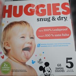 Huggies Size 5 68 Count $25