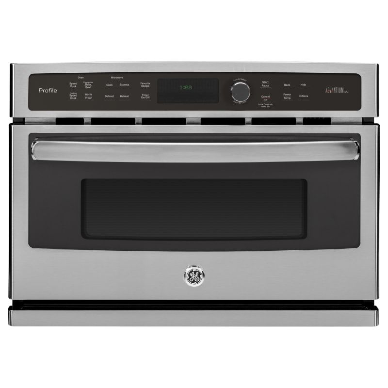 Profile 27 in. Single Electric Wall Oven with Advantium Cooking in Stainless Steel