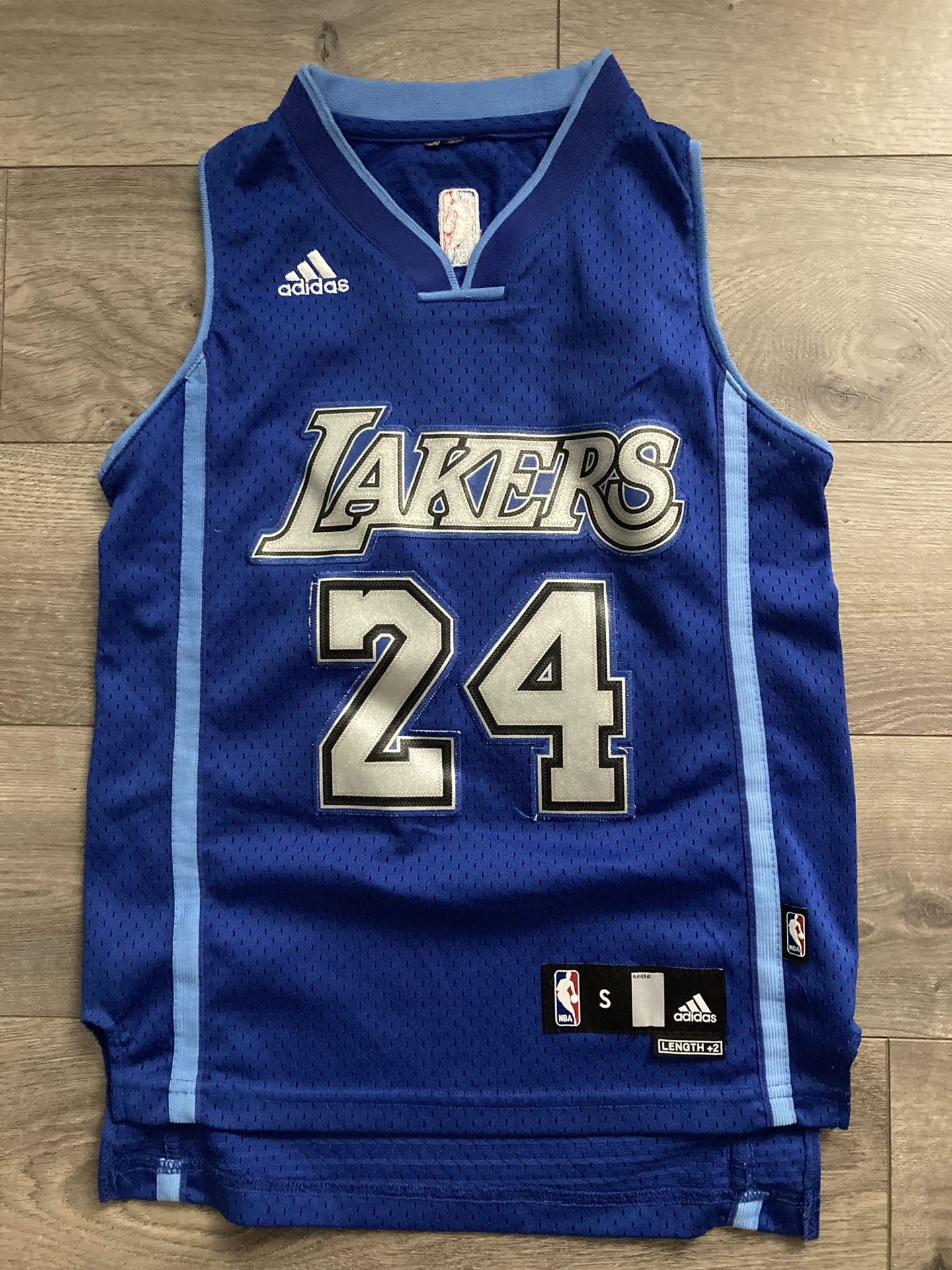Kobe Bryant #24 Los Angeles Lakers Adidas Blue Limited Edition Jersey Youth S