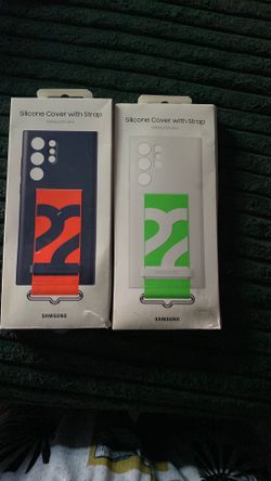 GALAXY S22 ultra Silicon covers with straps