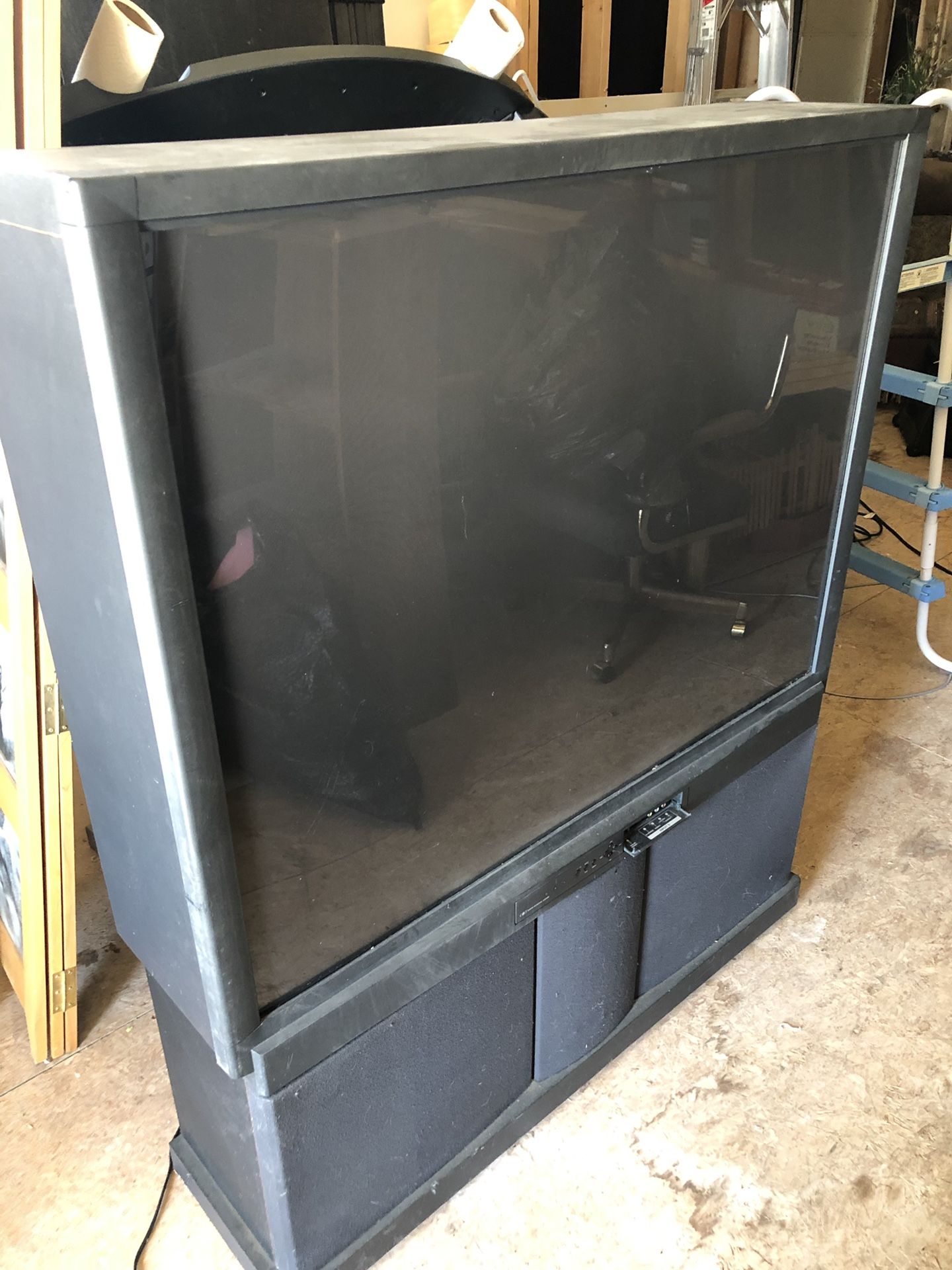 Free - 50” Hitachi Big Screen TV