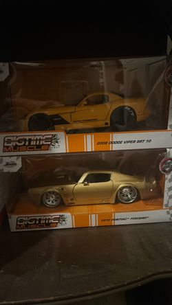 Jada Bigtime Muscle Die-Cast Cars Set of 2