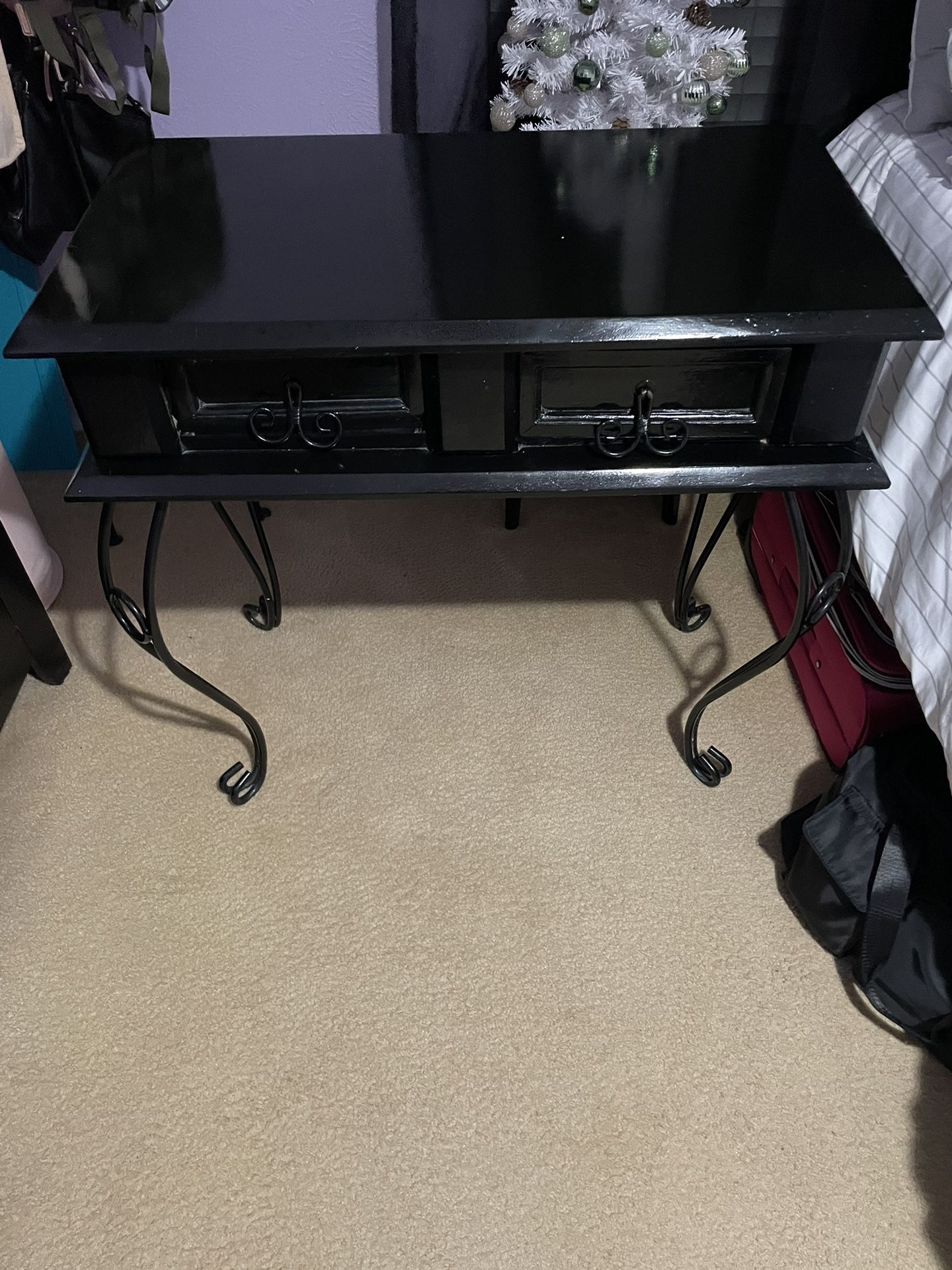 Small Black Desk