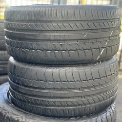 PAIR OF TIRE 245 35 19 MICHELIN 85% LIFE