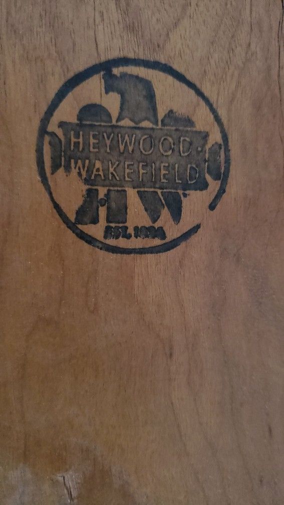 Vintage Mid Century Modern Heywood Wakefield Atomic Side Table