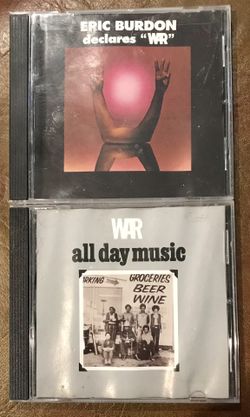 Vintage WAR/Eric Burdon CD Bundle