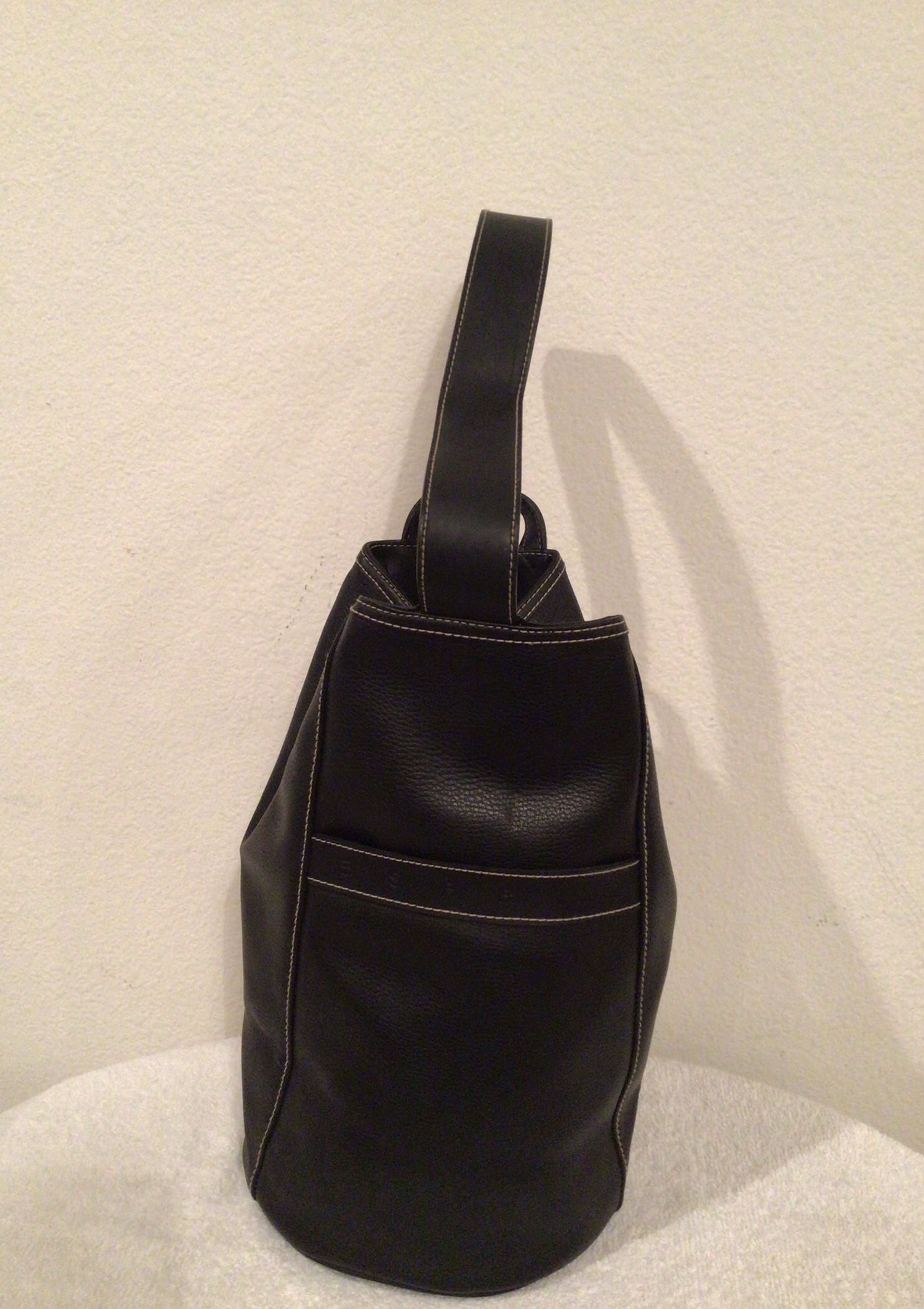 Esprit Black One Strap Backpack Purse