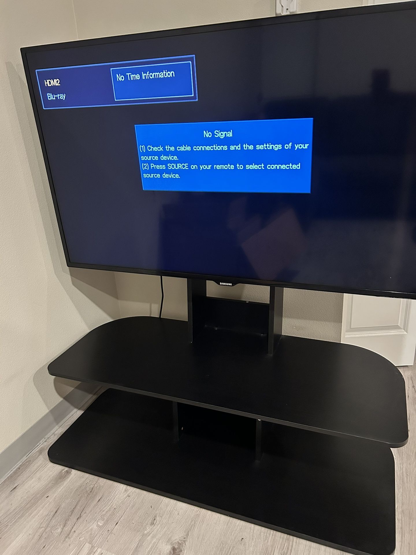 55” SAMSUNG TV WITH STAND